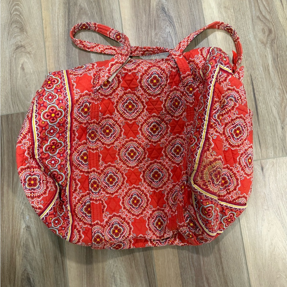 Vera Bradley Orange Floral Tote Bag
